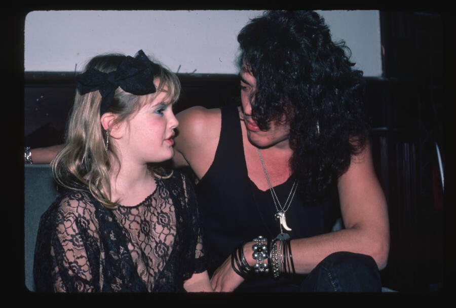Drew Barrymore With Stephen Pearcy