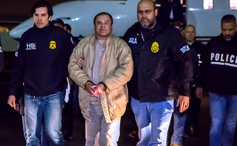El Chapo Under Arrest