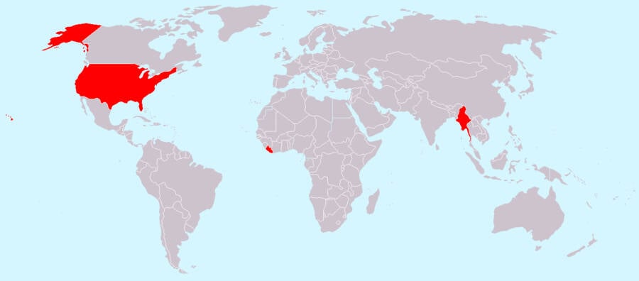 Metric System World Map