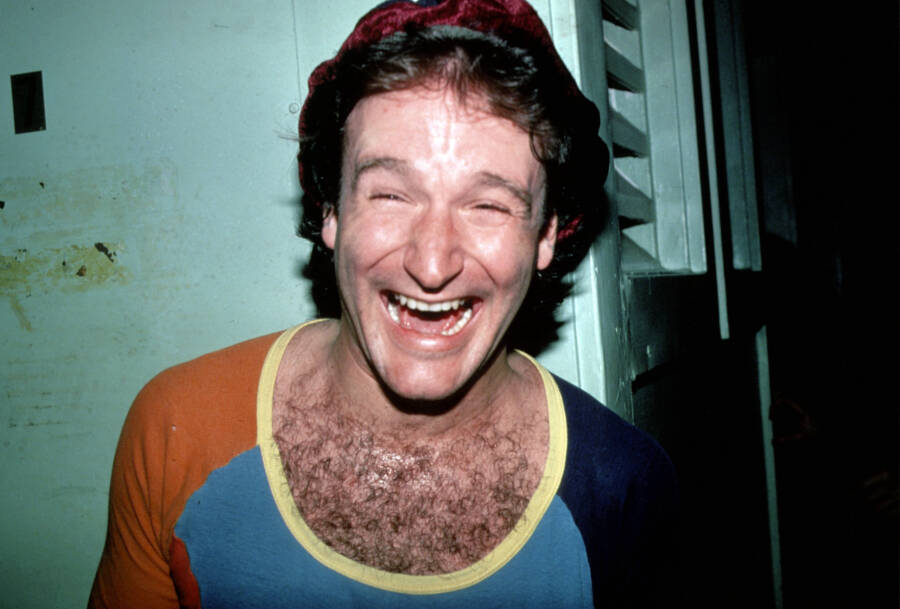 Robin Williams Laughing 