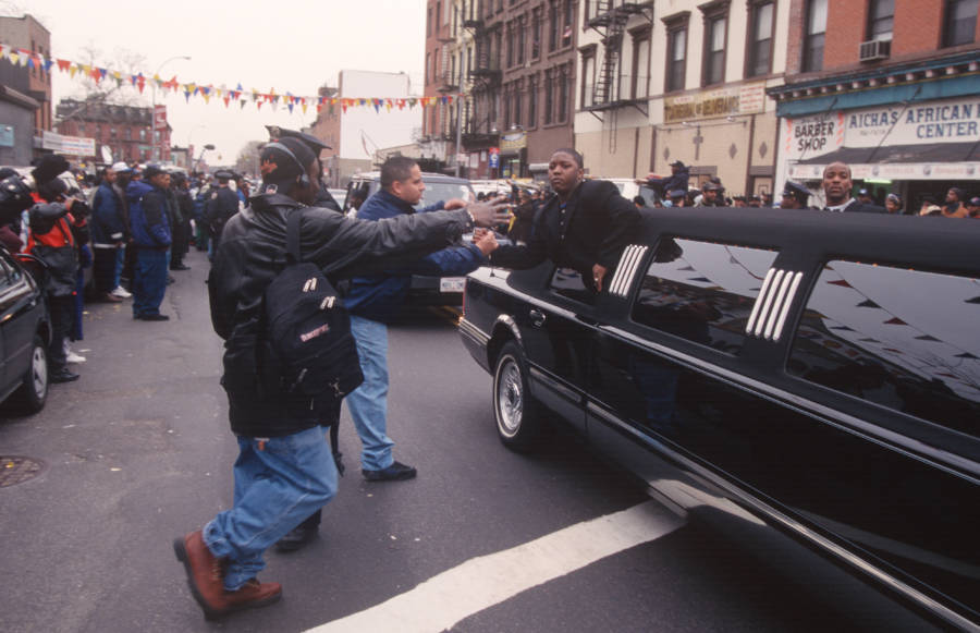 Christopher Wallace's Funeral Procession