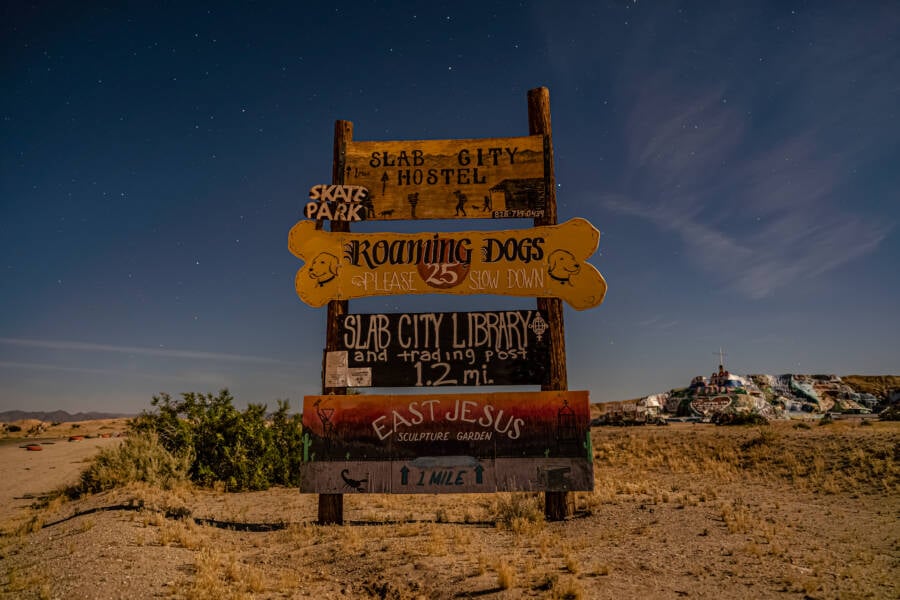 Directions Slab City