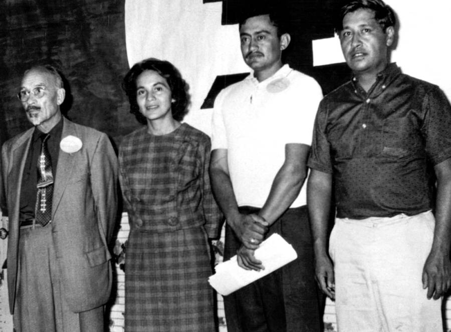 Dolores Huerta And Cesar Chavez