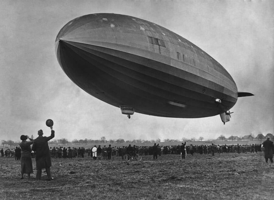 First Flight Of The Hindenburg
