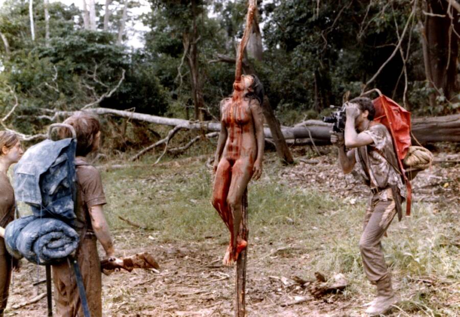 Impaled Woman In Cannibal Holocaust