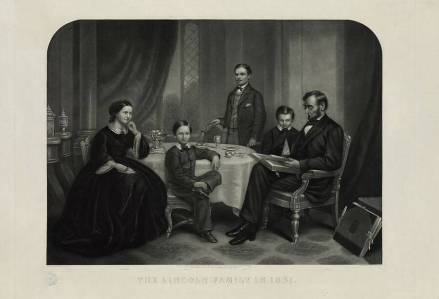 Familia Lincoln 1861