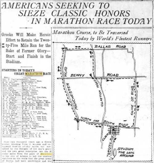 1904 Olympic Marathon Route