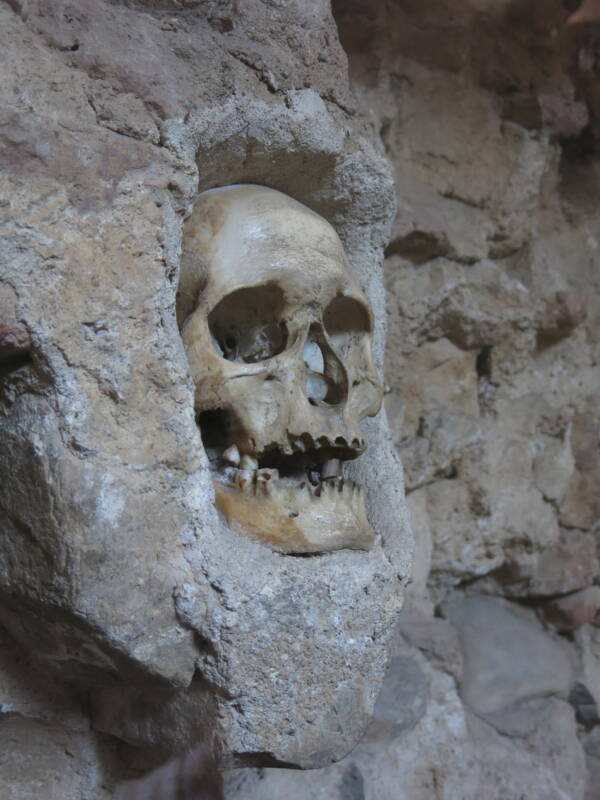 Skull At Nis Tower
