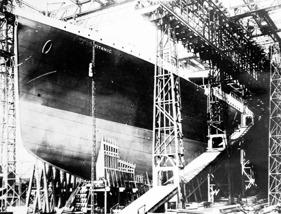 Titanic Under Construction