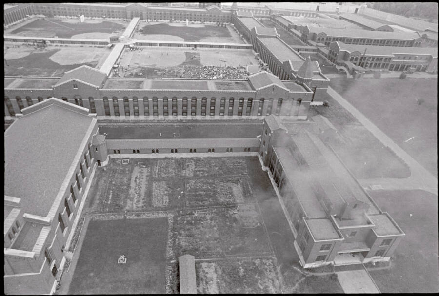 Aerial View Of Attica Prison