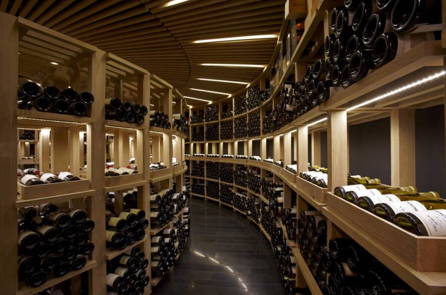 Atrio Wine Cellar Hallway
