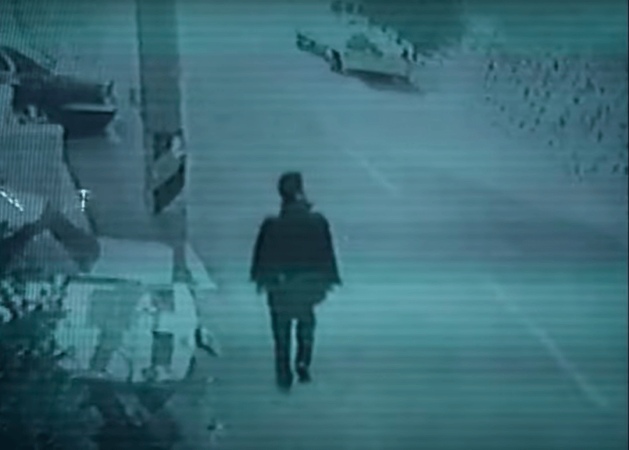 CCTV Footage Of The Raincoat Killer