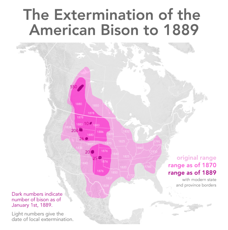 35 History Maps That Explain The World Better Than Any Textbook Extermination Of Buffalo 