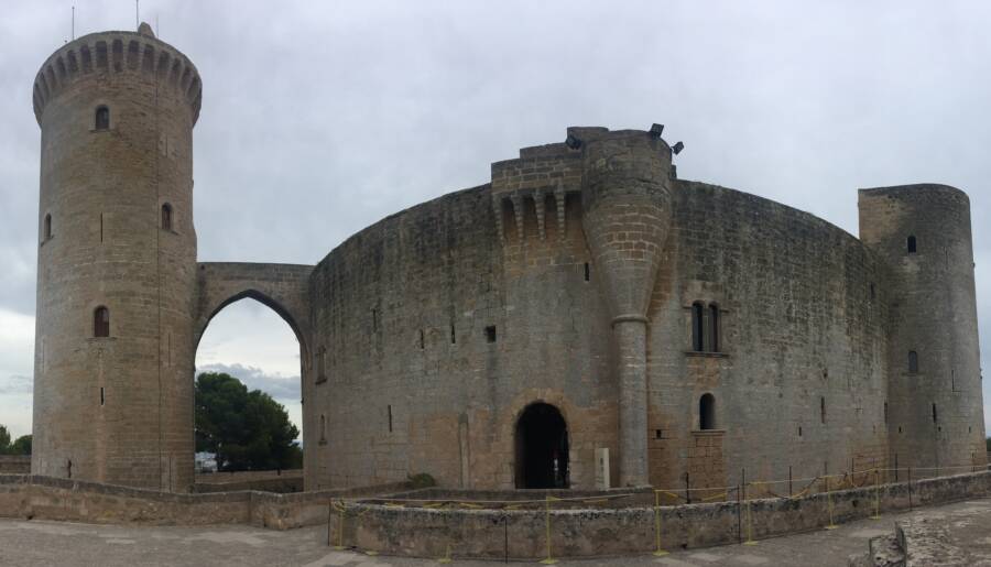 Facade Of Bellver Castle