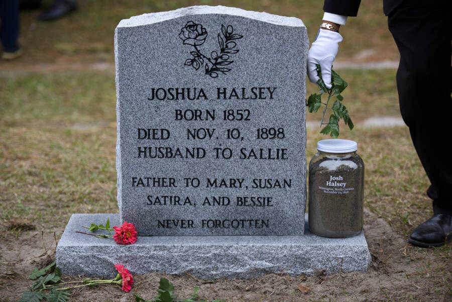 Grave Of Wilmington Massacre Victim Joshua Halsey