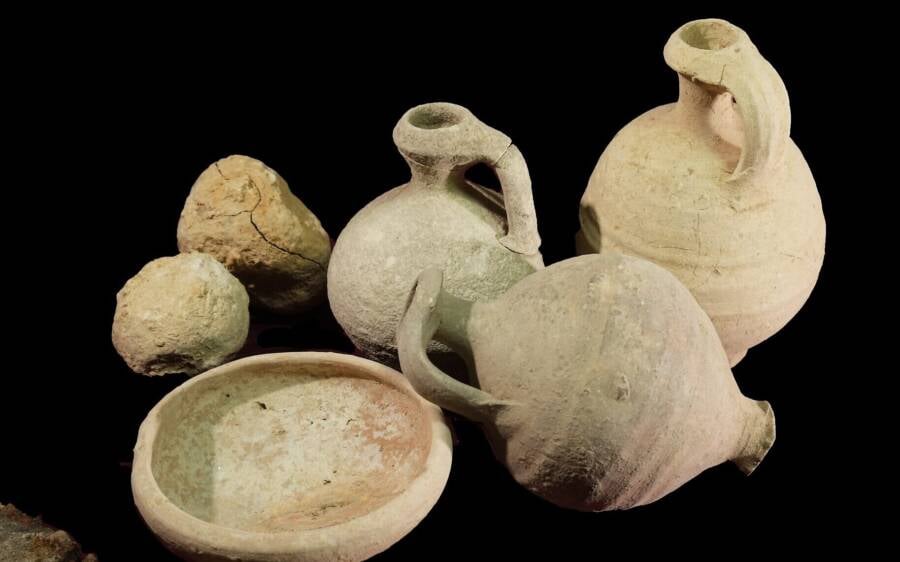 Pottery From Maresha Fortress Excavation