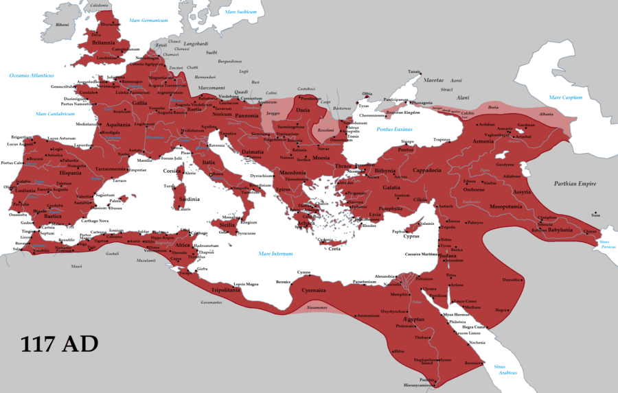 Roman Empire History Map