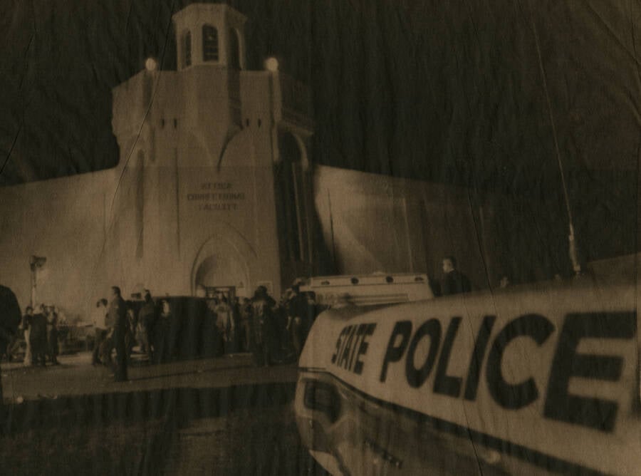 State Police Vehicle Outside Attica Prison