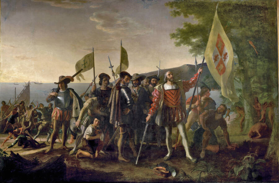 The Landing Of Columbus