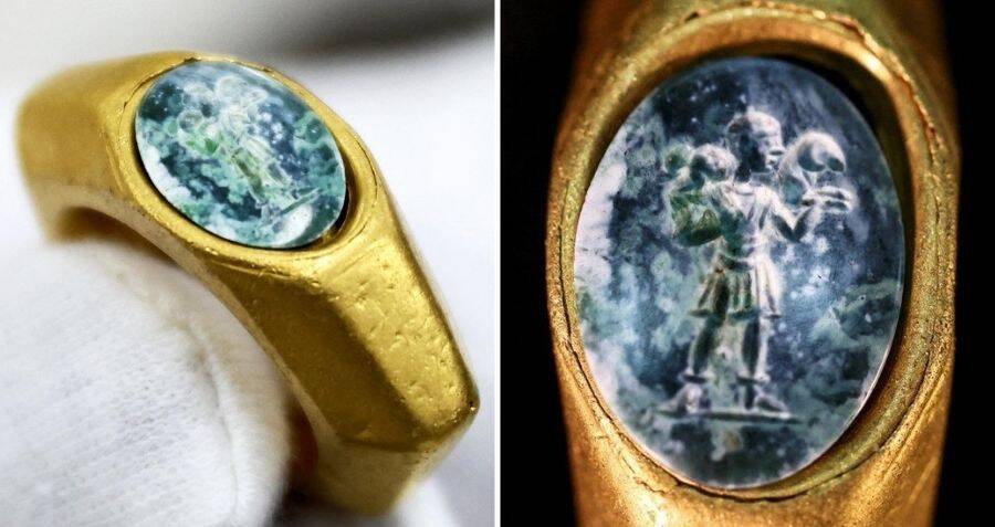 Ancient Gold Ring With Early Image Of Jesus Found In Roman Shipwreck