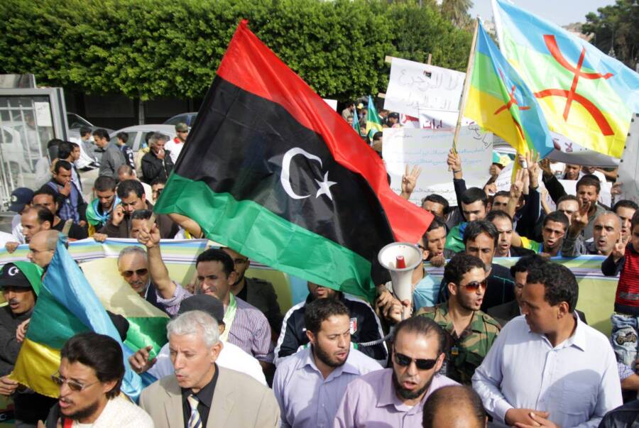 Protesting In Libya