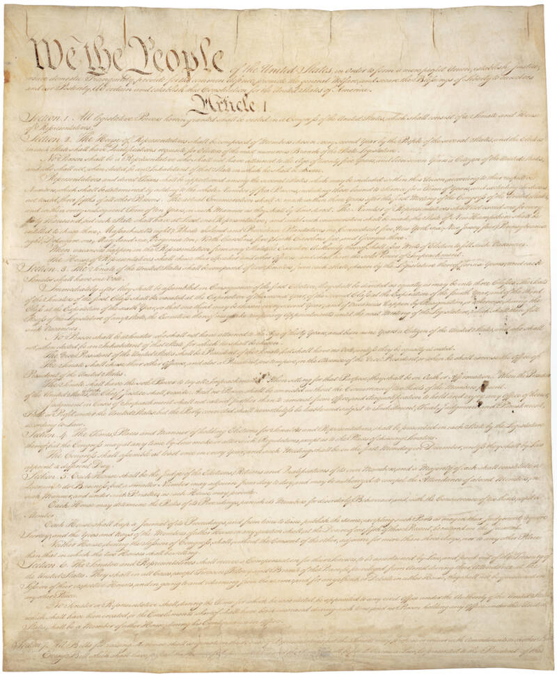 Constitution Original Copy