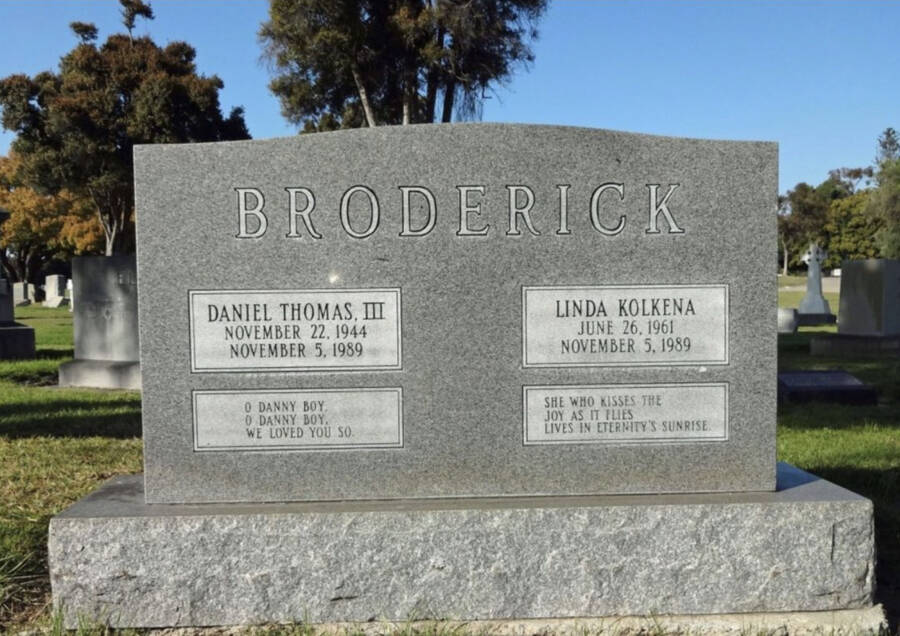 Linda Broderick's Grave