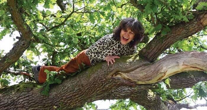 Marina Chapman In A Tree