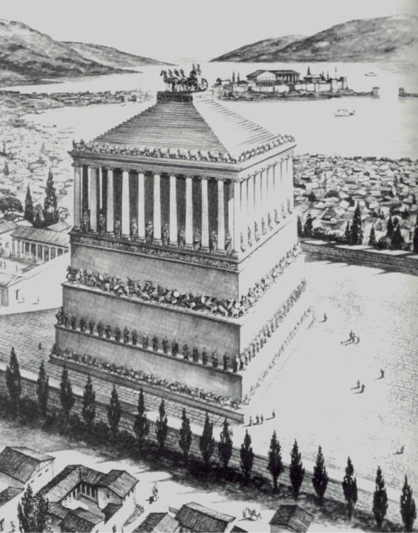 Mausoleum Halicarnussus Seven Wonders Of The Ancient World