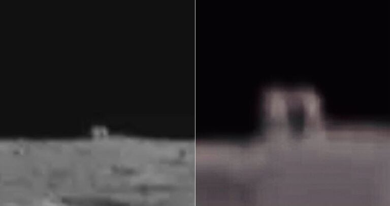 Mysterious Hut From Yutu 2 Rover Far And Close Featured