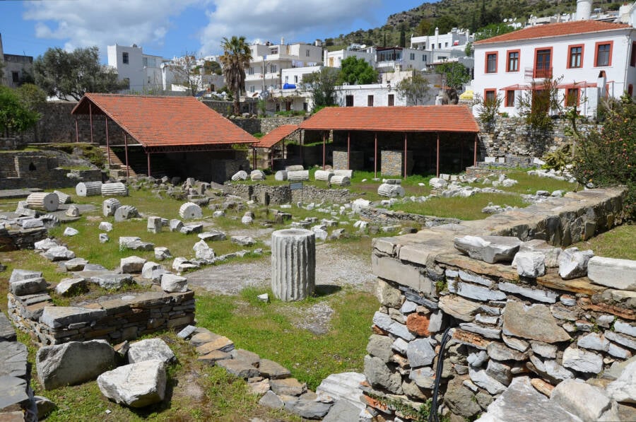 Ruins Mausoleum Halicarnassus