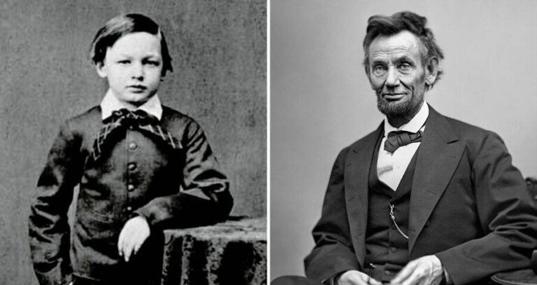 Willie Lincoln And Abraham Lincoln