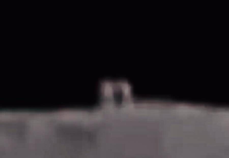 Zoomed In Image Of Mysterious Hut On Moon