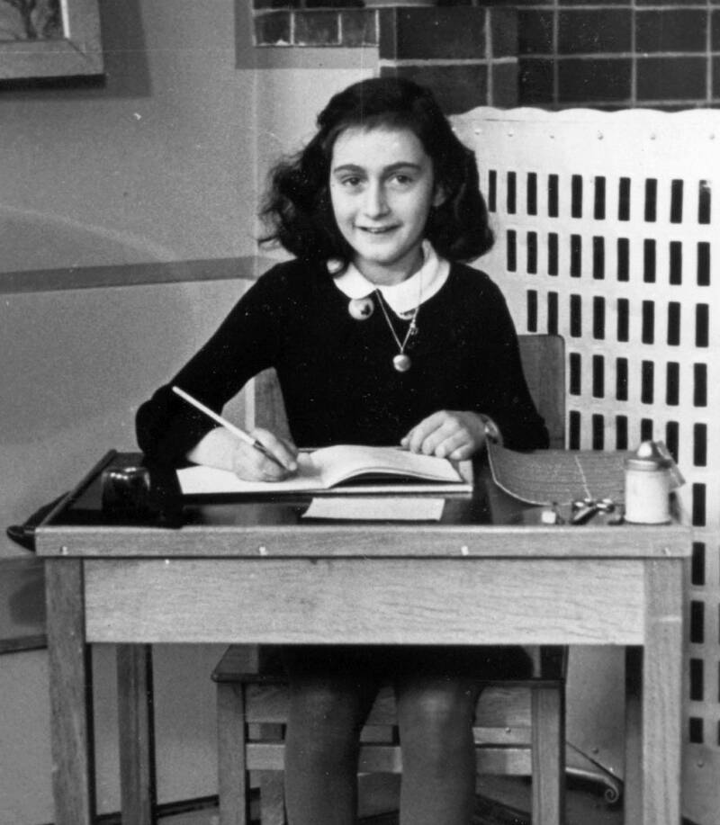 Anne Frank Writing
