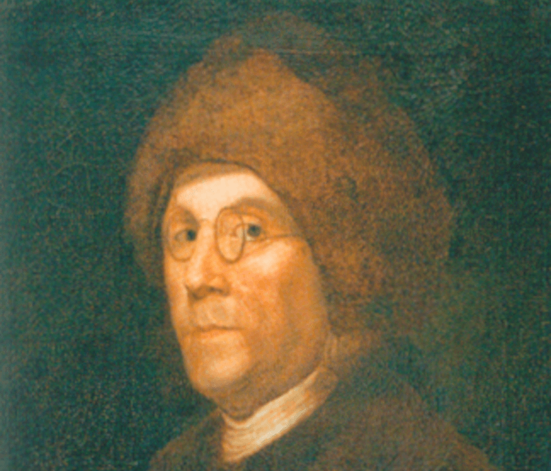 Ben Franklin In A Fur Hat