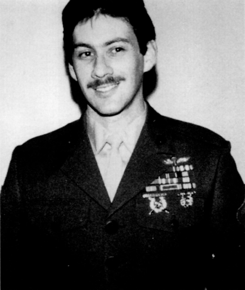 Frank Dux With Military Ribbons