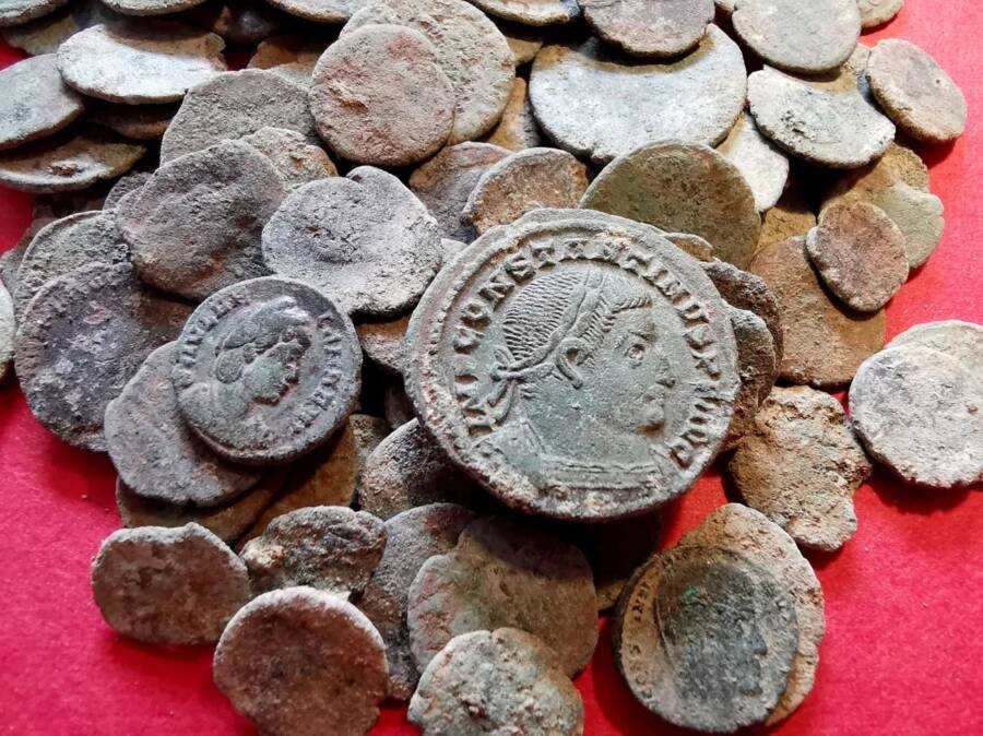 Roman Coins In Spain