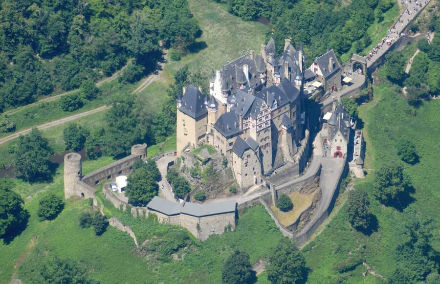 Aerial View Eltz Castle