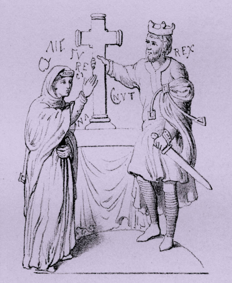 Emma Of Normandy And Cnut The Great