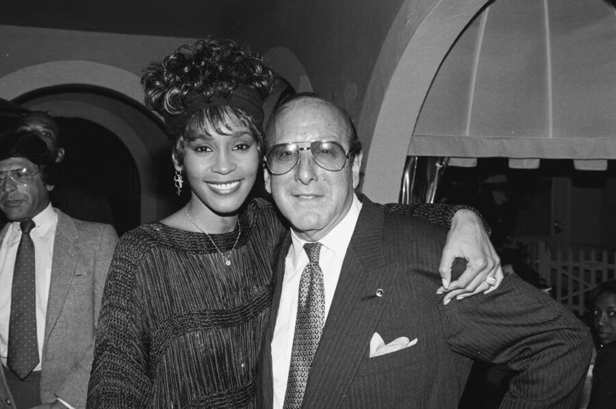 Whitney Houston And Clive Davis
