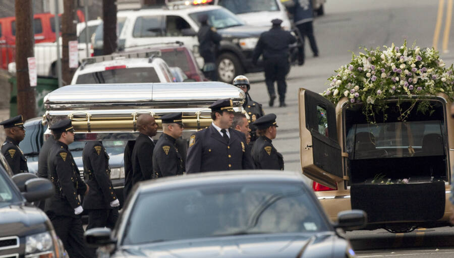 Whitney Houston Funeral Procession