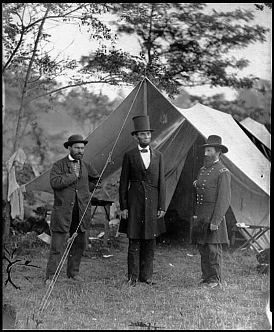 Abraham Lincoln At Antietam
