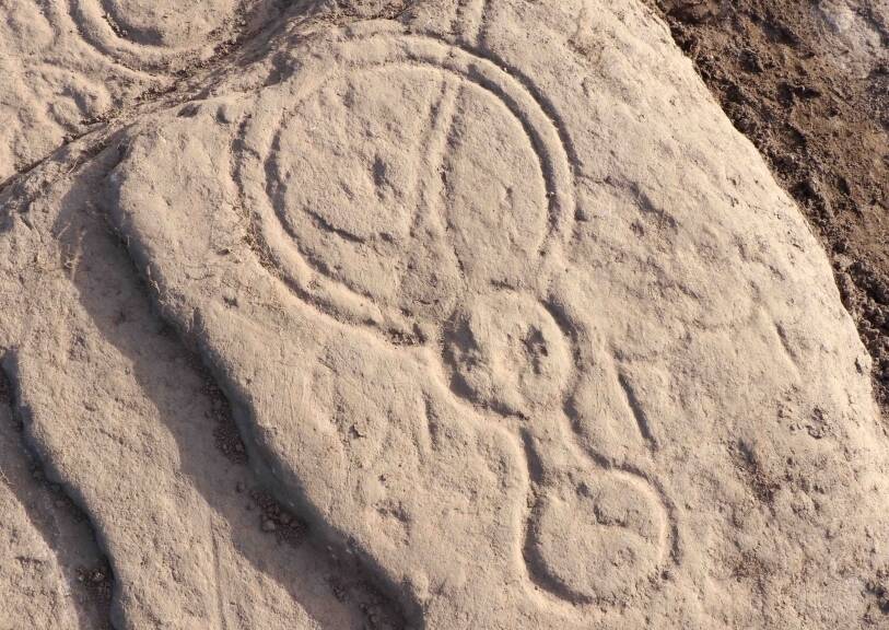 Engraved Pictish Slab