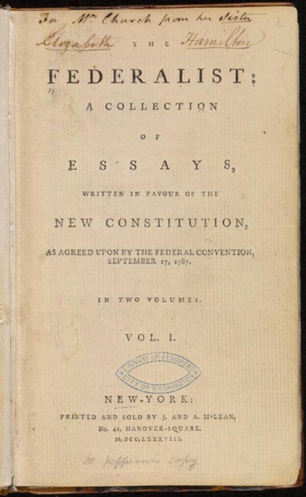 Federalist Essays