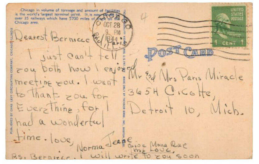Norma Jeane Letter