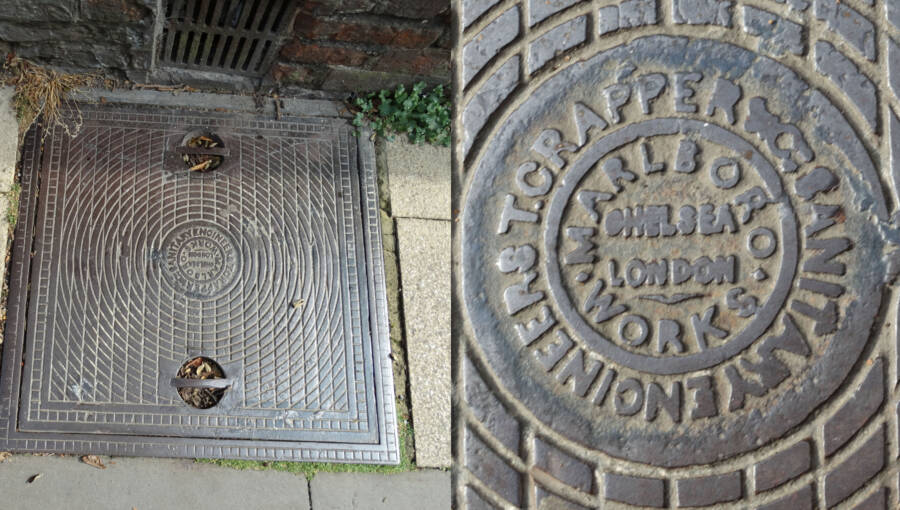Thomas Crapper Manhole Cover และ Sewer Grate