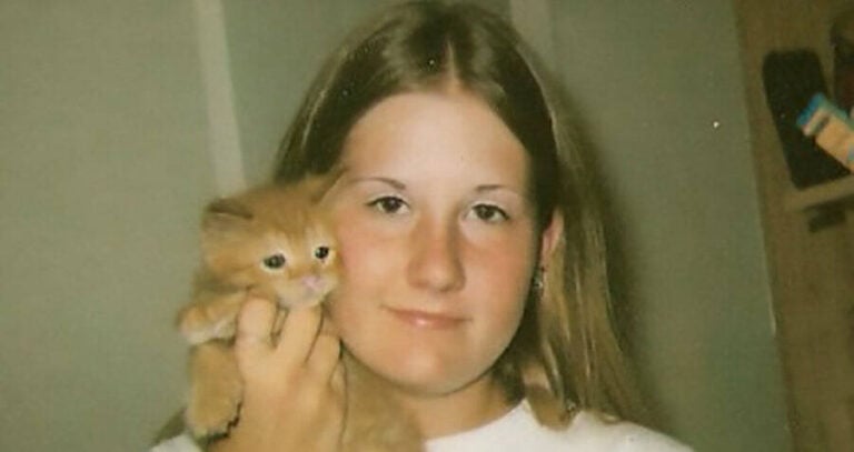 Alissa Turney Holding A Cat