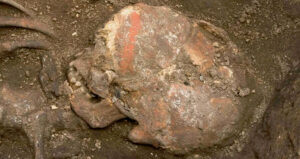 Catalhoyuk Skull With Paint