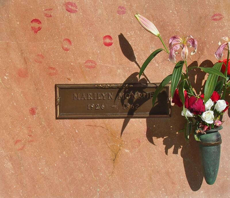 la tumba de marilyn monroe