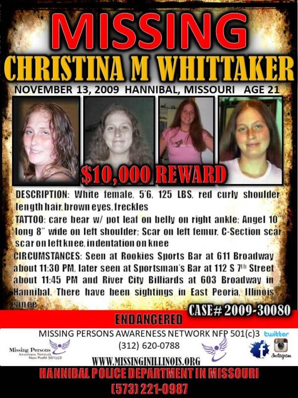 Missing Person Network Christina Whittaker